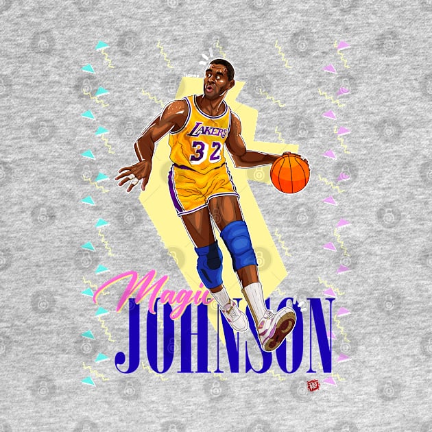 Earvin "Magic" Johnson Jr. #32 by Vallegrito